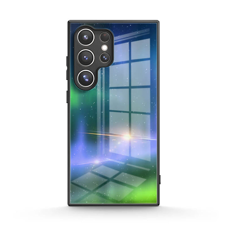 Vert Violet Opto-Magnétique - Coque Samsung