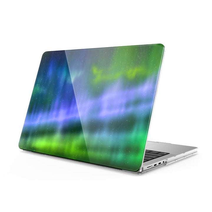 Optical Magnetic-Purple Green - Macbook Case