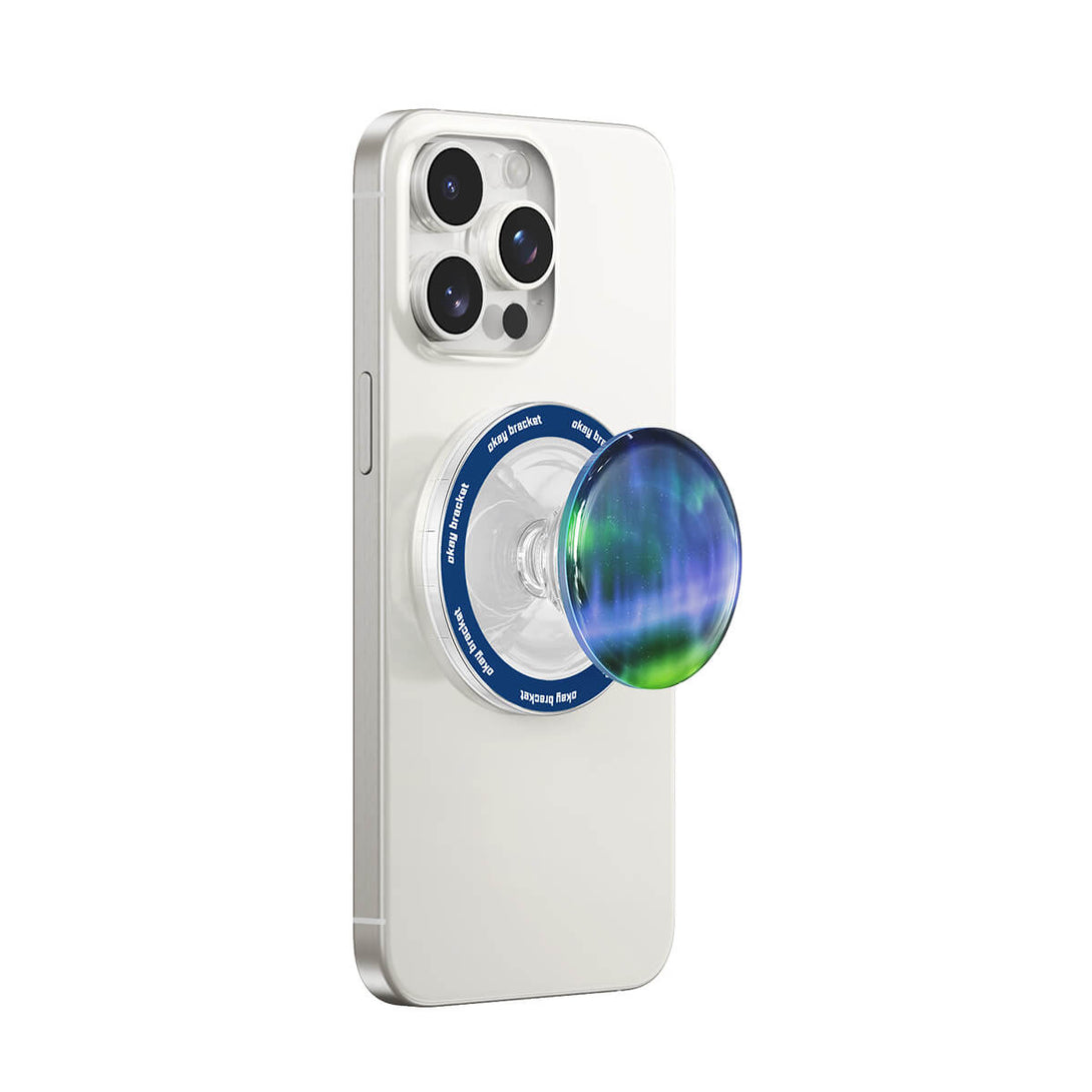 Optical Magnetic-Purple Green - AirBag Grip For MagSafe