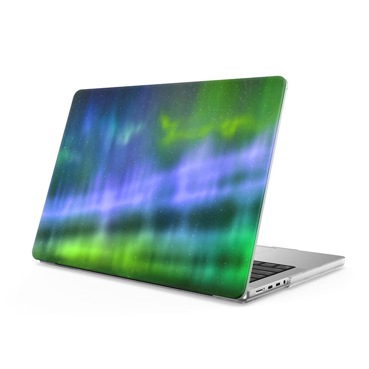 Optical Magnetic-Purple Green - Macbook Case