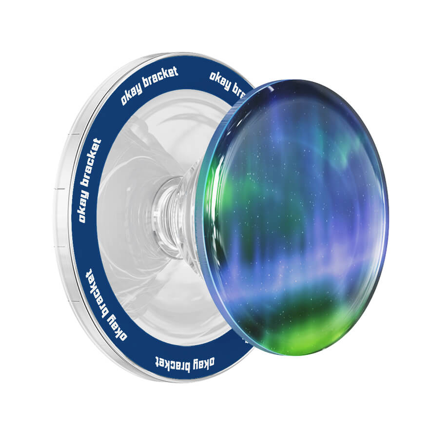 Optical Magnetic-Purple Green - AirBag Grip For MagSafe