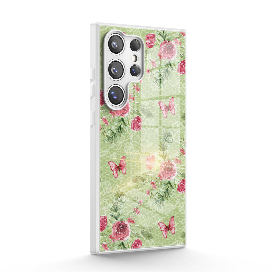 Butterfly Among Flowers - Samsung Case