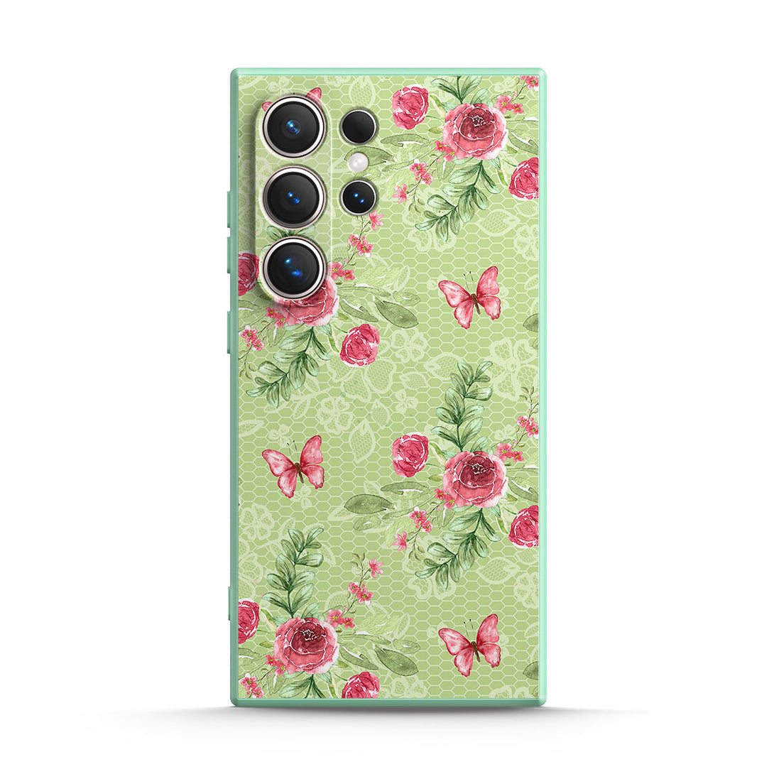 Butterfly Among Flowers - Samsung Case
