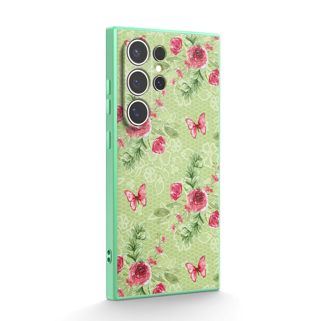Butterfly Among Flowers - Samsung Case