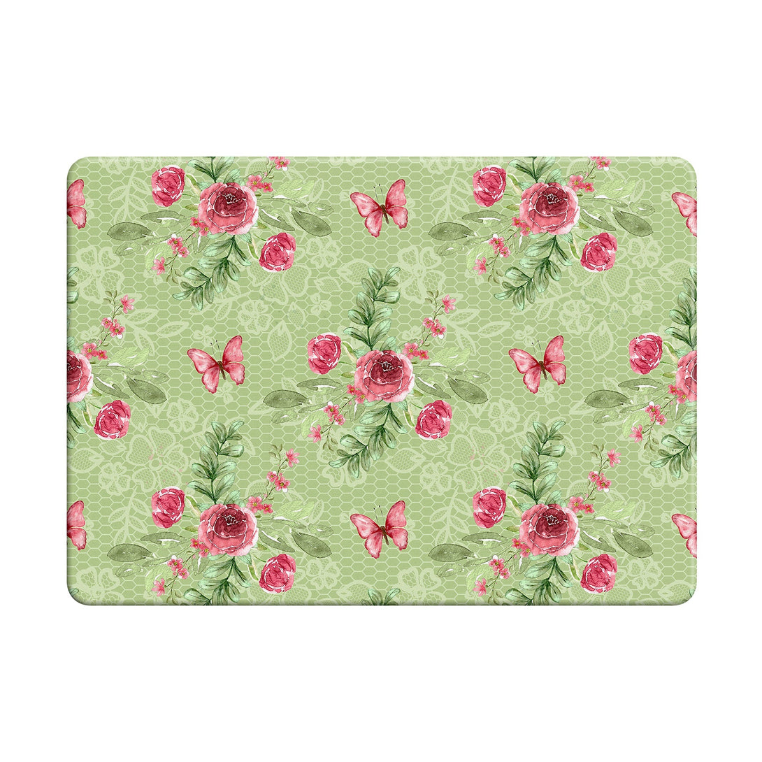 Butterfly Among Flowers - Macbook Case