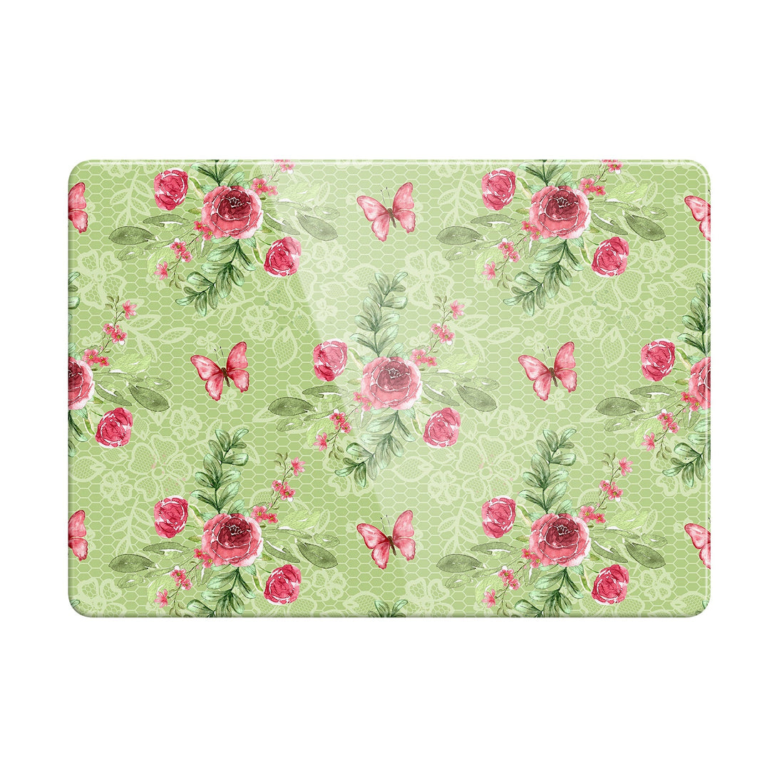 Butterfly Among Flowers - Macbook Case