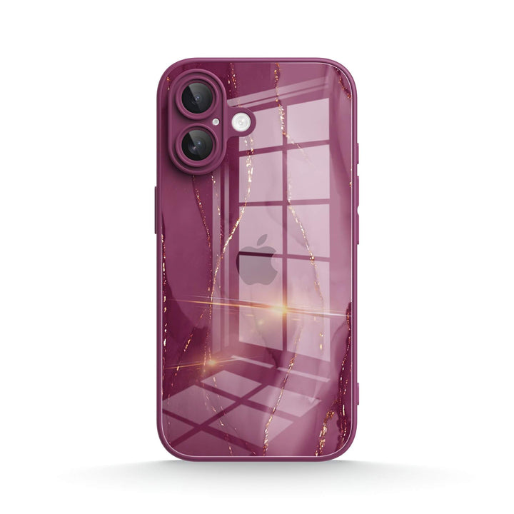 Gilt Plum Red - iPhone Case