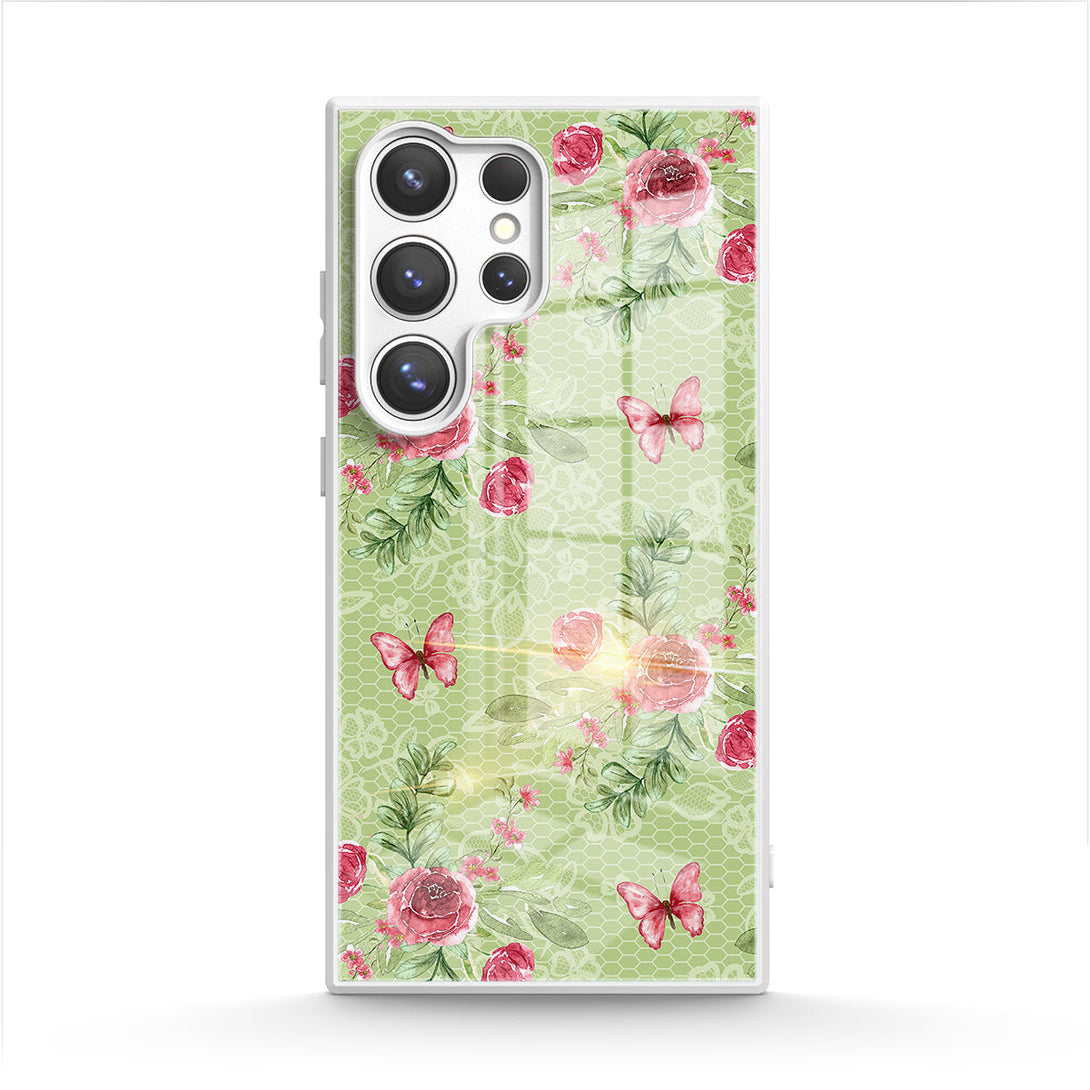 Butterfly Among Flowers - Samsung Case