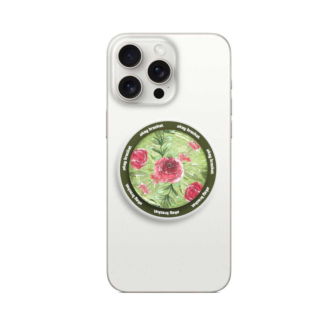 Butterfly Among Flowers - AirBag Grip For MagSafe