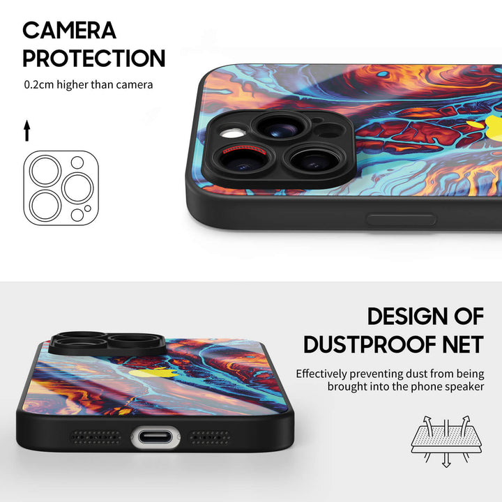 Psychedelic Nebula - iPhone Case