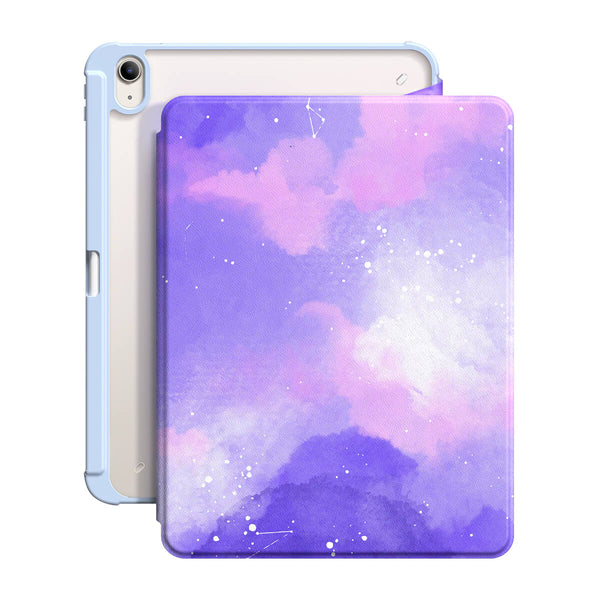 Violette Astral - Coque iPad Snap 360° Support Résistant Aux Chocs