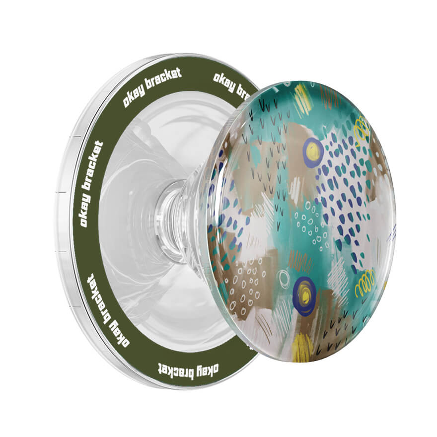 Dancing Peacock - AirBag Grip For MagSafe