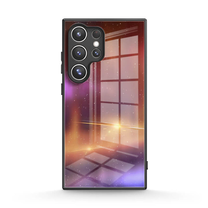 Opto Orange-Violet Magnétique - Coque Samsung