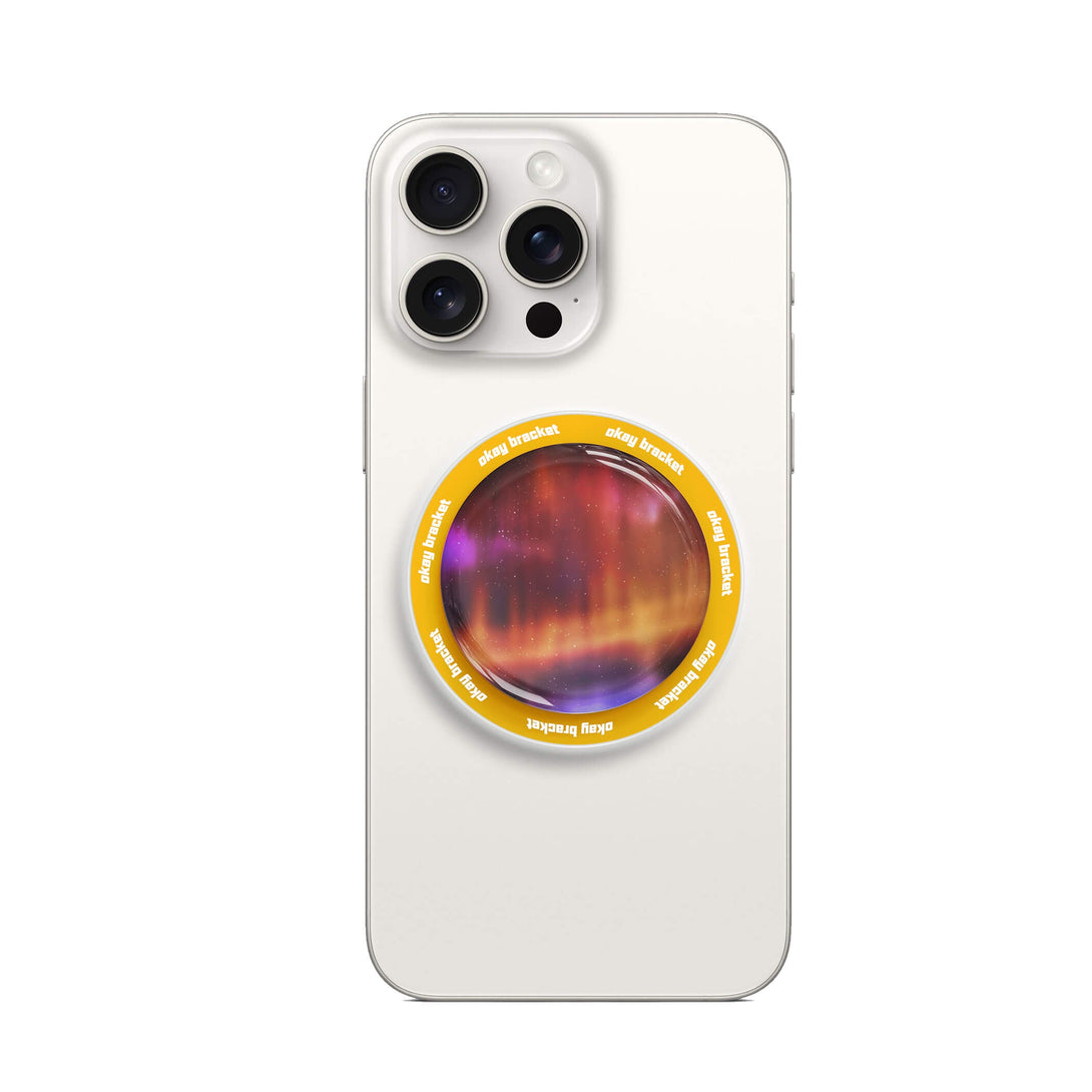 Optical Magnetic-Orange Purple - AirBag Grip For MagSafe