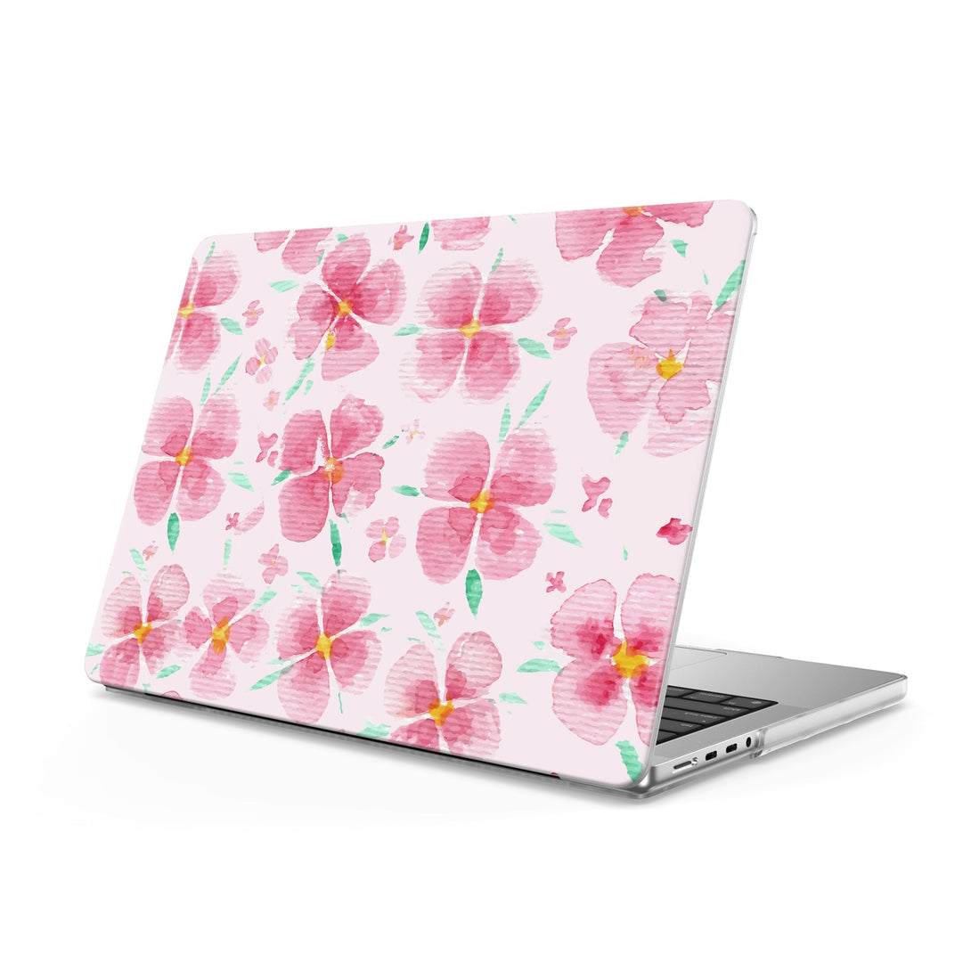 Pink Peach Blossom - Macbook Case