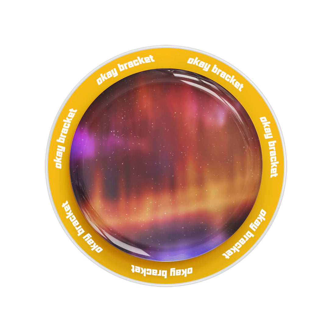 Optical Magnetic-Orange Purple - AirBag Grip For MagSafe