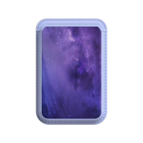 Cristal Violet - Porte Cartes En Cuir