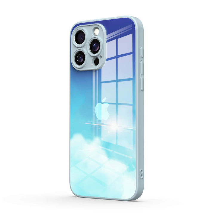 Bleu Ciel - Coque iPhone