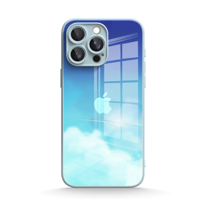 Bleu Ciel - Coque iPhone