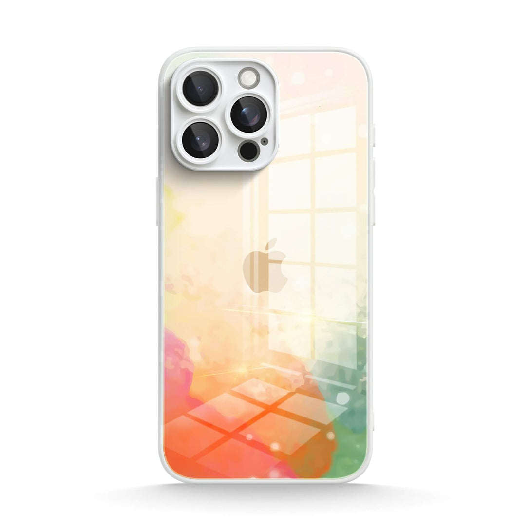 Sputter Green Orange Powder - iPhone Case