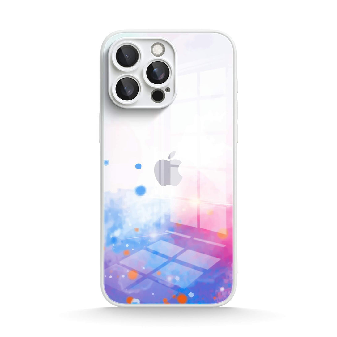 Sputter Pink Blue Purple - iPhone Case