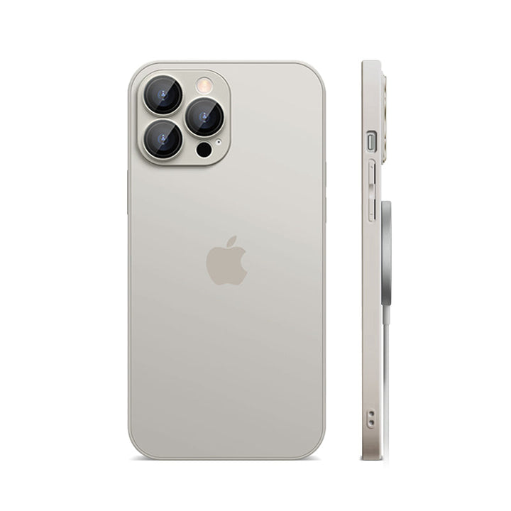 Natural Titanium - iPhone Case (Lens Protection)