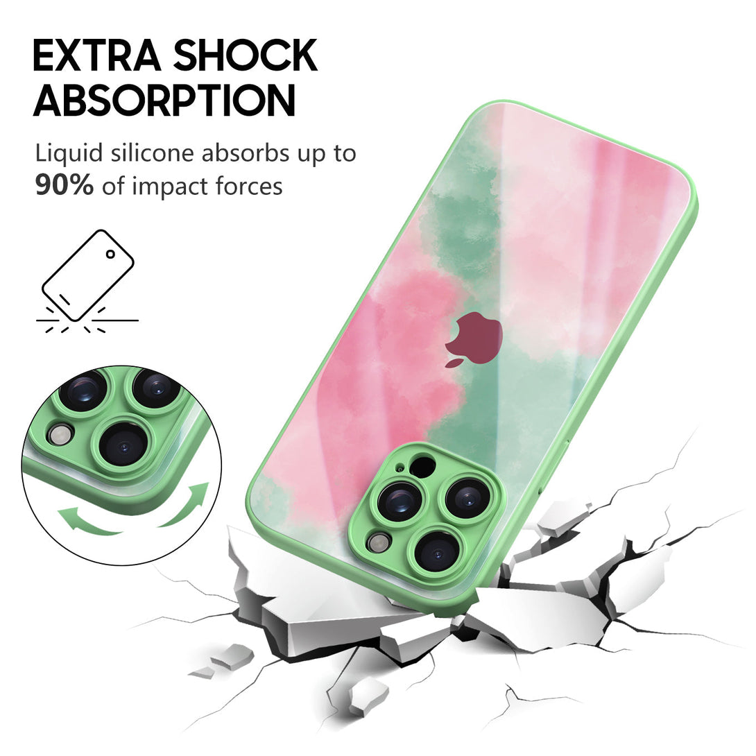 Butterfly Among Flowers - iPhone Case