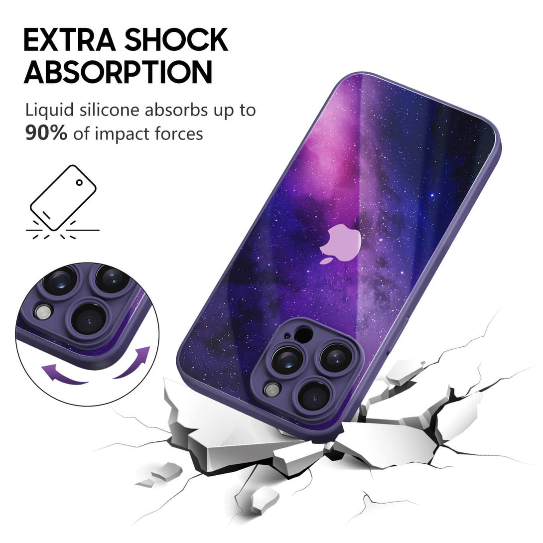 Fuchsia Galaxy - iPhone Case