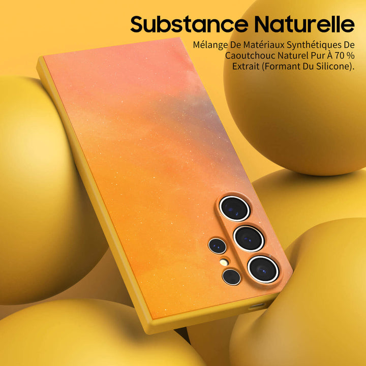 Polaire-Vert À Jaune - Coque Samsung