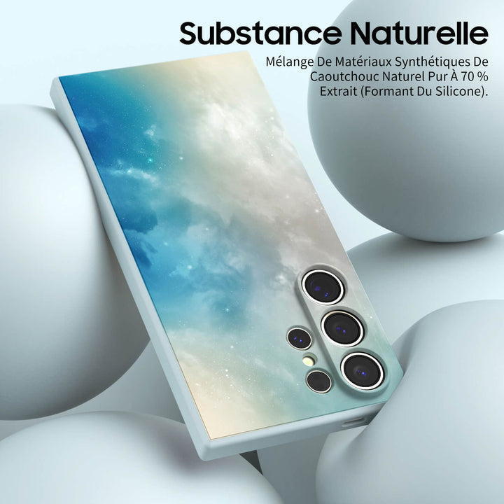 Nuit Étoile Verte - Coque Samsung