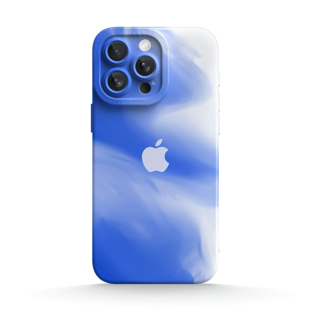 Blue White - iPhone Case