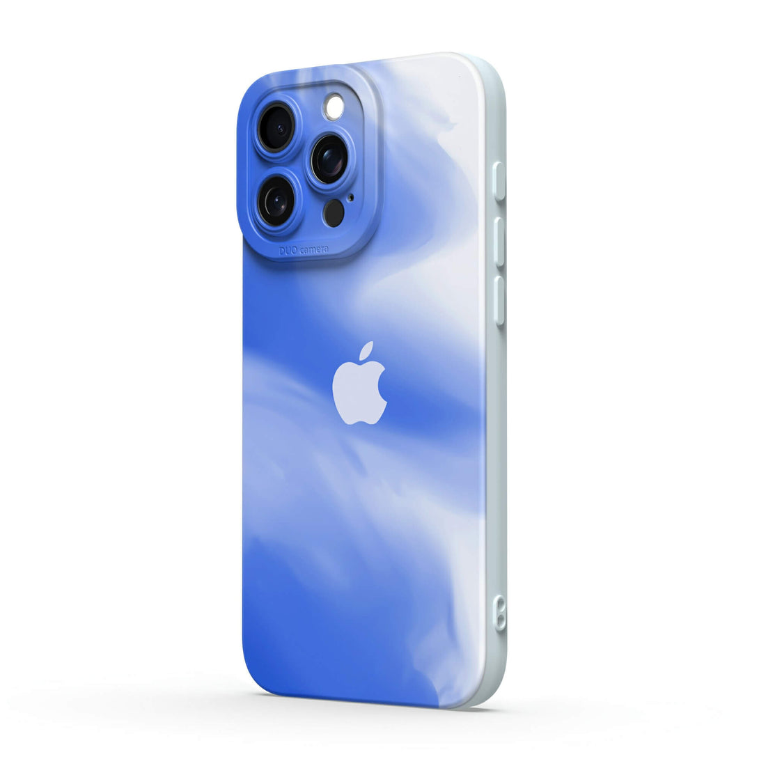 Blue White - iPhone Case