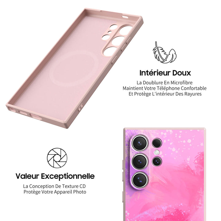 Corail Violet Rose - Coque Samsung