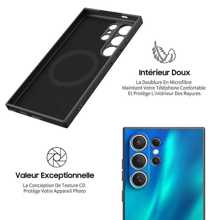 Étoile Fluorescente Bleue - Coque Samsung