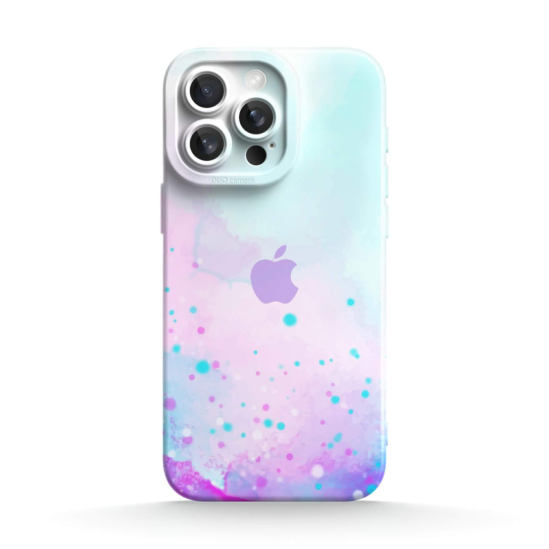 Watercolor Pink Blue - iPhone Case