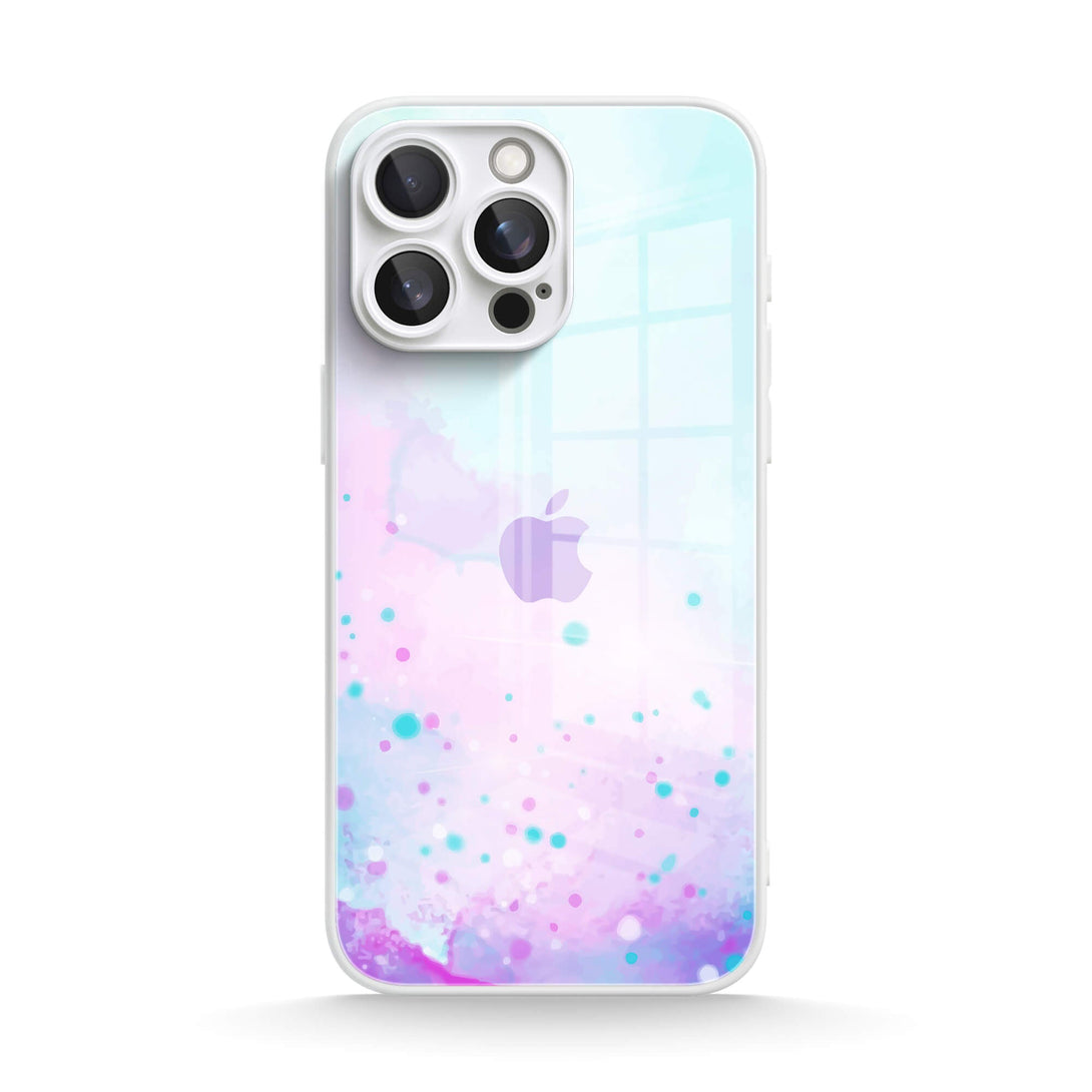 Watercolor Pink Blue - iPhone Case
